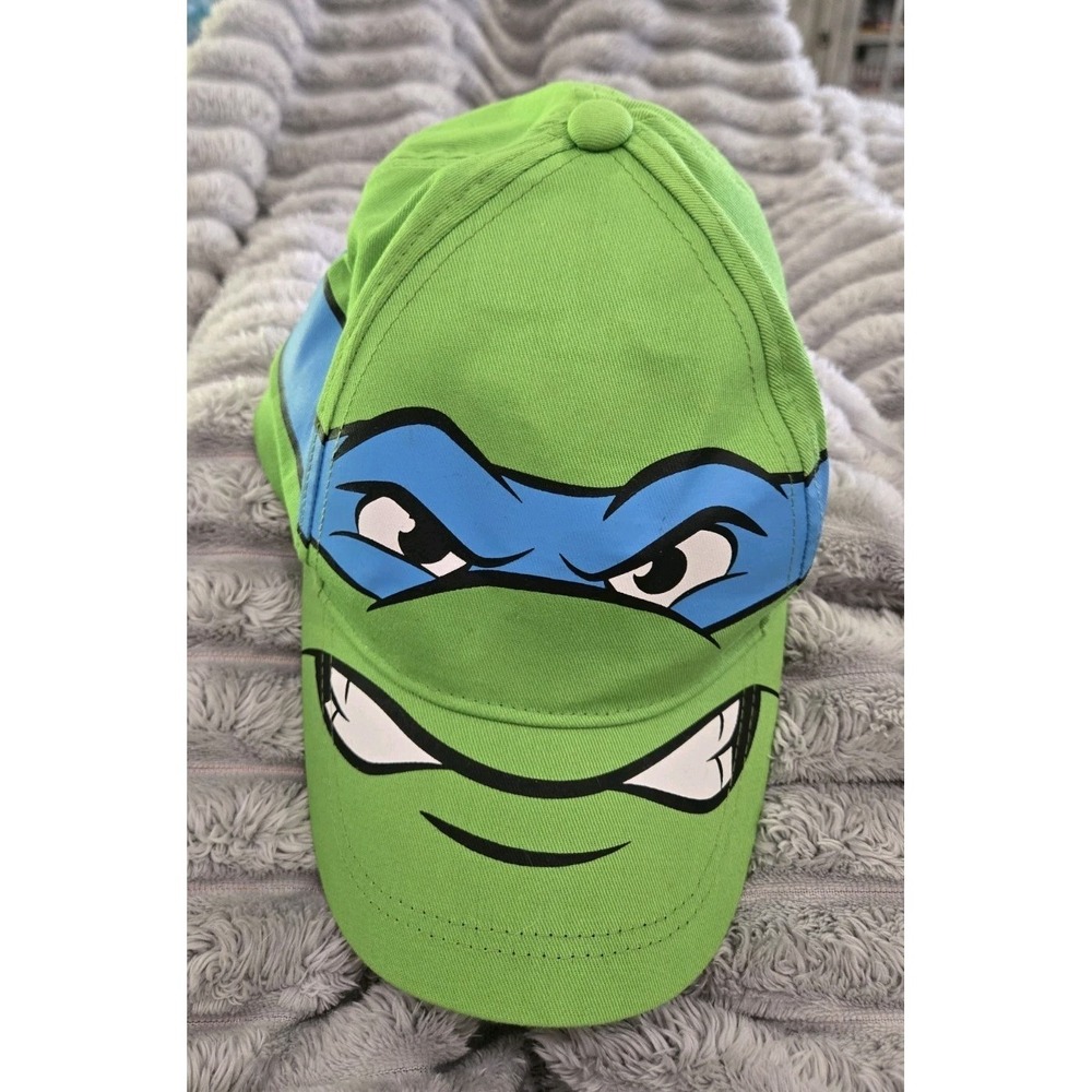 Nickelodeon TMNT Leonardo Teenage Mutant Ninja Turtles Snapback Hat Green Blue